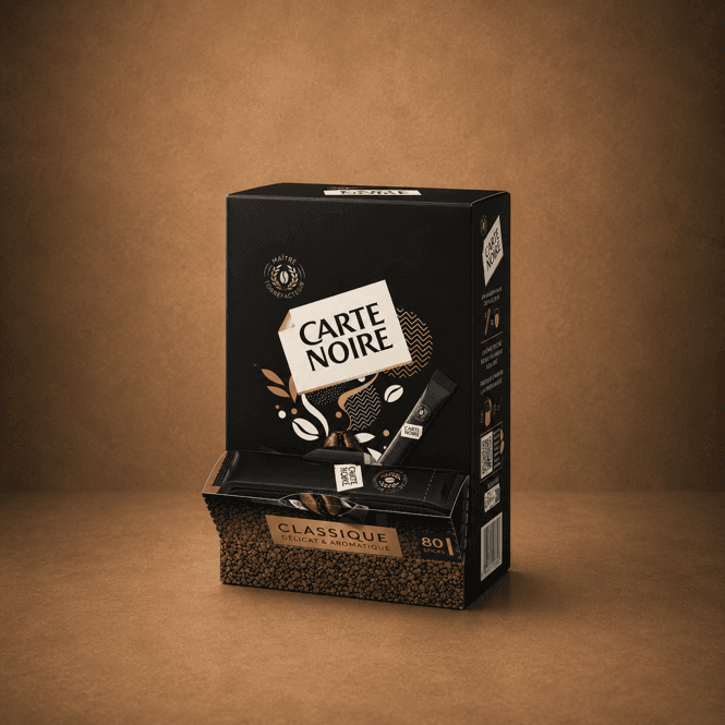 Carte Noire – Café Soluble en Sticks 80 Sticks