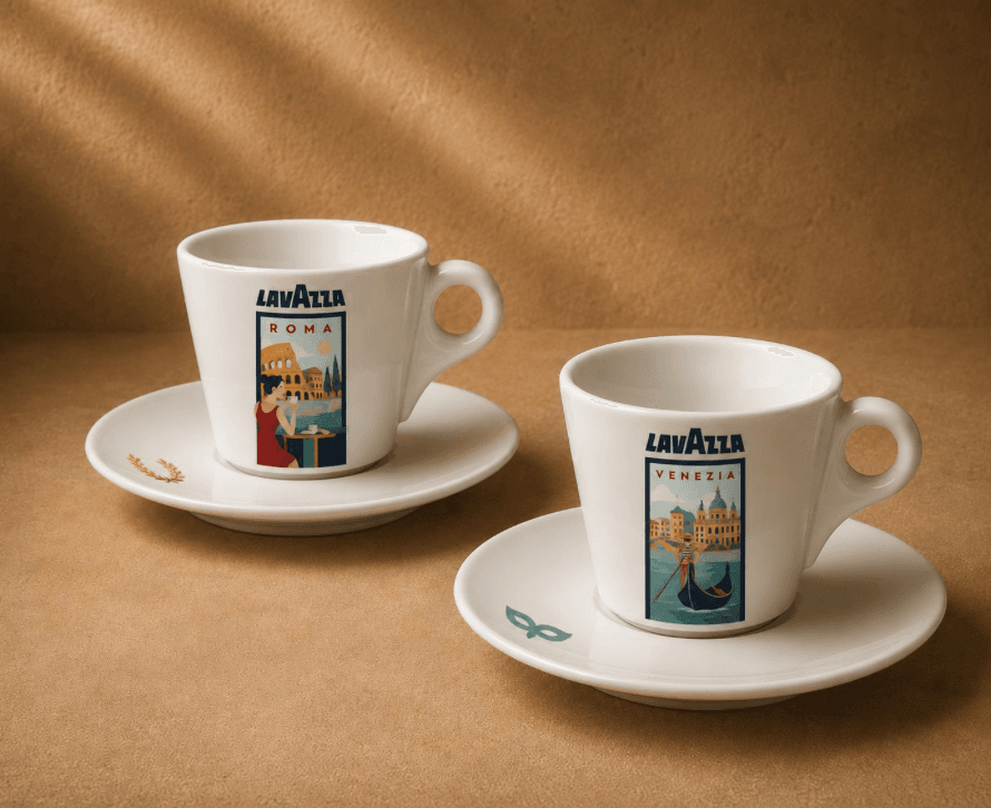 Lavazza - Set Cappuccino Roma et Venezia